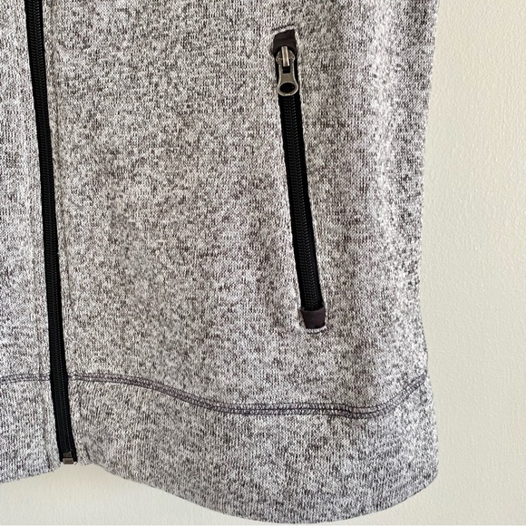 Sonoma Black & Grey Sweater Zipper Vest Size Large - Picture 3 of 5
